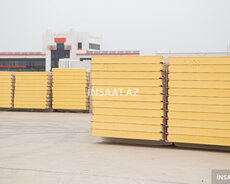 60 mm Pur sendviç panel – istilik izolyasiyası üçün